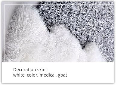 Szeroki wybór skór dekoracyjnych: bia³ych, kolorowych, zdrowotnych oraz kozich